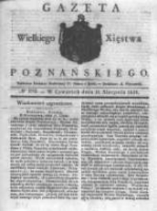 Gazeta Wielkiego Xięstwa Poznańskiego 1831.08.11 Nr184