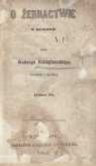 O żebractwie w Krakowie