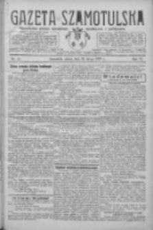 Gazeta Szamotulska: niezależne pismo narodowe, społeczne i polityczne 1927.02.26 R.6 Nr24