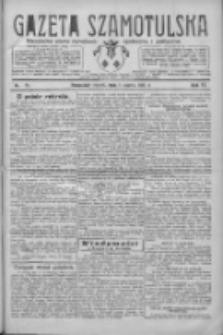 Gazeta Szamotulska: niezależne pismo narodowe, społeczne i polityczne 1927.03.08 R.6 Nr28