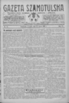 Gazeta Szamotulska: niezależne pismo narodowe, społeczne i polityczne 1927.03.31 R.6 Nr38