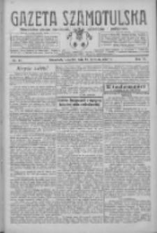 Gazeta Szamotulska: niezależne pismo narodowe, społeczne i polityczne 1927.04.14 R.6 Nr44