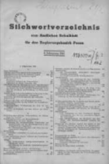 Amtliches Schulblatt für den Regierungsbezirk Posen 1942.01.01 Jg.2 Nr1