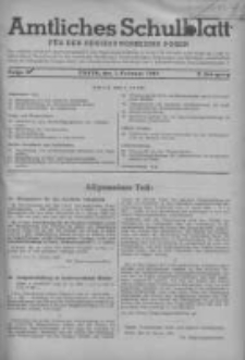 Amtliches Schulblatt für den Regierungsbezirk Posen 1942.02.01 Jg.2 Nr3