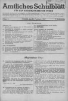 Amtliches Schulblatt für den Regierungsbezirk Posen 1942.02.15 Jg.2 Nr4