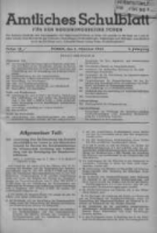 Amtliches Schulblatt für den Regierungsbezirk Posen 1942.10.01 Jg.2 Nr19