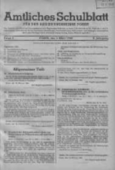 Amtliches Schulblatt für den Regierungsbezirk Posen 1943.03.01 Jg.3 Nr5