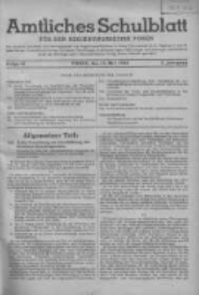 Amtliches Schulblatt für den Regierungsbezirk Posen 1943.05.15 Jg.3 Nr10