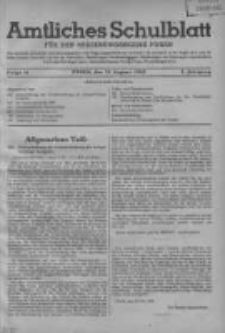 Amtliches Schulblatt für den Regierungsbezirk Posen 1943.08.15 Jg.3 Nr14