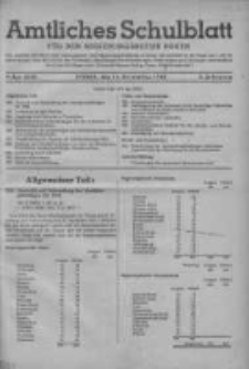 Amtliches Schulblatt für den Regierungsbezirk Posen 1943.12.15 Jg.3 Nr20/21