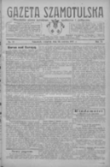 Gazeta Szamotulska: niezależne pismo narodowe, społeczne i polityczne 1927.06.23 R.6 Nr72