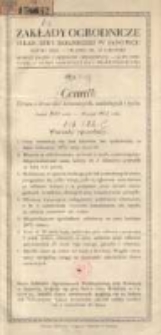 Cennik Drzew i Krzewów Owocowych, Ozdobnych i Bylin (jesień 1931r - wiosna 1932)