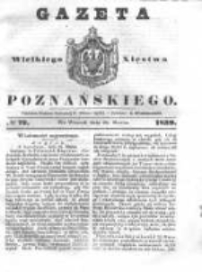 Gazeta Wielkiego Xięstwa Poznańskiego 1839.03.26 Nr72
