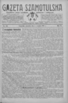 Gazeta Szamotulska: niezależne pismo narodowe, społeczne i polityczne 1927.09. 08R.6 Nr103