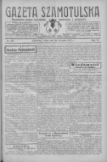 Gazeta Szamotulska: niezależne pismo narodowe, społeczne i polityczne 1927.11.26 R.6 Nr137