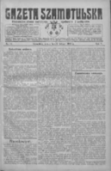 Gazeta Szamotulska: niezależne pismo narodowe, społeczne i polityczne 1926.02.06 R.5 Nr15