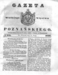 Gazeta Wielkiego Xięstwa Poznańskiego 1839.05.21 Nr115