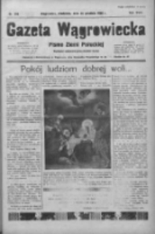 Gazeta Wągrowiecka: pismo ziemi pałuckiej 1938.12.25 R.18 Nr295
