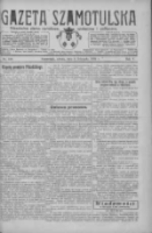 Gazeta Szamotulska: niezależne pismo narodowe, społeczne i polityczne 1926.11.06 R.5 Nr128
