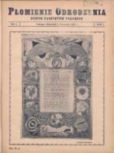 Płomienie Odrodzenia: dzwon faszyst&oacute;w polskich 1926.09.01 R.1 Nr2