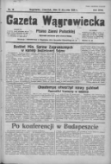 Gazeta Wągrowiecka: pismo ziemi pałuckiej 1938.01.20 R.18 Nr15