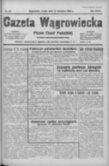 Gazeta Wągrowiecka: pismo ziemi pałuckiej 1938.04.13 R.18 Nr85