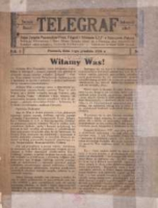 Telegraf: organ Związku Pracownik&oacute;w Poczt, Telegraf&oacute;w i Telefon&oacute;w Zjednoczenia Zawodowego Polskiego w Rzeczypospolitej Polskiej 1926.12.01 R.1 Nr1