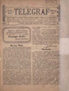 Telegraf: organ Związku Pracownik&oacute;w Poczt, Telegraf&oacute;w i Telefon&oacute;w Zjednoczenia Zawodowego Polskiego w Rzeczypospolitej Polskiej 1927.01.01 R.2 Nr1
