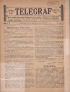 Telegraf: organ Związku Pracownik&oacute;w Poczt, Telegraf&oacute;w i Telefon&oacute;w Zjednoczenia Zawodowego Polskiego w Rzeczypospolitej Polskiej 1927.04.01 R.2 Nr4