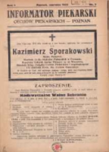 Informator Piekarski: Cechów Piekarskich - Poznań 1932 czerwiec R.1 Nr3