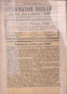 Informator Piekarski: Cechów Piekarskich - Poznań 1933 styczeń R.2 Nr1