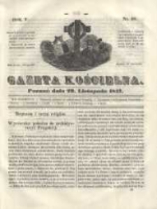 Gazeta Kościelna 1847.11.29 R.5 Nr48