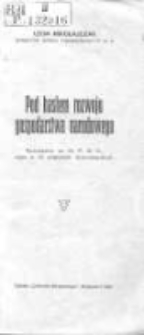 Pod hasłem rozwoju gospodarstwa narodowego: rozważania na tle P. W. K., ujęte w 10 artykułach dziennikarskich