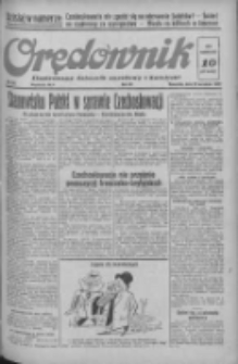 Orędownik: ilustrowany dziennik narodowy i katolicki 1938.09.22 R.68 Nr218