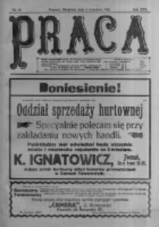 Praca: tygodnik polityczny i literacki, illustrowany. 1912.09.08 R.16 nr36