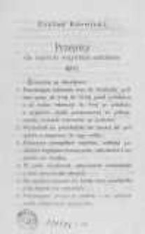 Przepisy dla uczennic wszystkich oddziałów