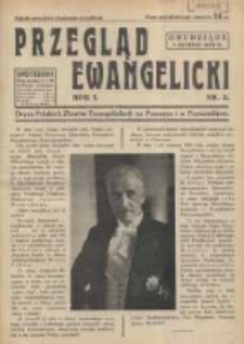 Przegląd Ewangelicki: organ Polskich Zborów Ewangelickich na Pomorzu i w Poznańskiem 1934.02.01 R.1 Nr3