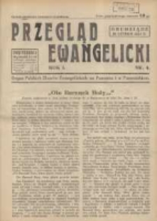 Przegląd Ewangelicki: organ Polskich Zborów Ewangelickich na Pomorzu i w Poznańskiem 1934.02.16 R.1 Nr4