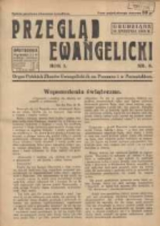 Przegląd Ewangelicki: organ Polskich Zborów Ewangelickich na Pomorzu i w Poznańskiem 1934.04.16 R.1 Nr8