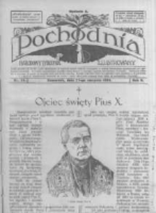 Pochodnia. Narodowy Tygodnik Illustrowany. 1914.08.27 R.2 nr34