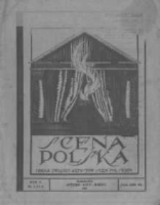 Scena Polska: organ Związku Artystów Scen Polskich. 1923 R.5 nr1-3