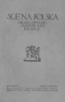 Scena Polska: organ Związku Artystów Scen Polskich. 1924 R.6 z.4