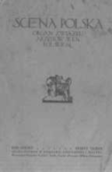 Scena Polska: organ Związku Artyst&oacute;w Scen Polskich. 1925 R.7 z.3