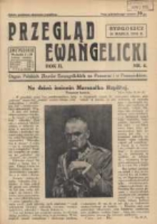 Przegląd Ewangelicki: organ Polskich Zborów Ewangelickich na Pomorzu i w Poznańskiem 1935.03.16 R.2 Nr6
