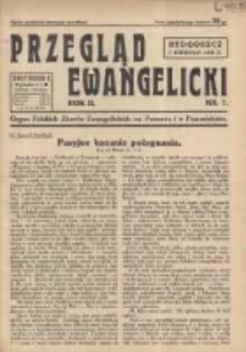 Przegląd Ewangelicki: organ Polskich Zborów Ewangelickich na Pomorzu i w Poznańskiem 1935.04.01 R.2 Nr7