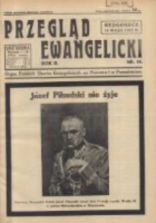 Przegląd Ewangelicki: organ Polskich Zborów Ewangelickich na Pomorzu i w Poznańskiem 1935.05.16 R.2 Nr10