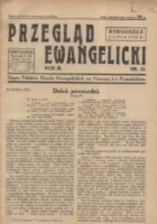 Przegląd Ewangelicki: organ Polskich Zborów Ewangelickich na Pomorzu i w Poznańskiem 1935.07.01 R.2 Nr13