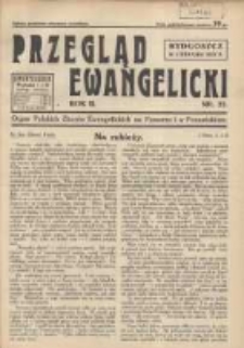 Przegląd Ewangelicki: organ Polskich Zborów Ewangelickich na Pomorzu i w Poznańskiem 1935.11.16 R.2 Nr22