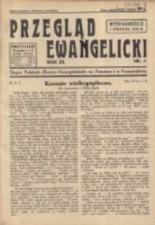 Przegląd Ewangelicki: organ Polskich Zborów Ewangelickich na Pomorzu i w Poznańskiem 1936.04.01 R.3 Nr7