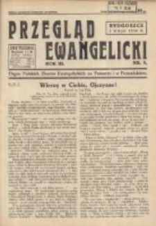 Przegląd Ewangelicki: organ Polskich Zborów Ewangelickich na Pomorzu i w Poznańskiem 1936.05.01 R.3 Nr9